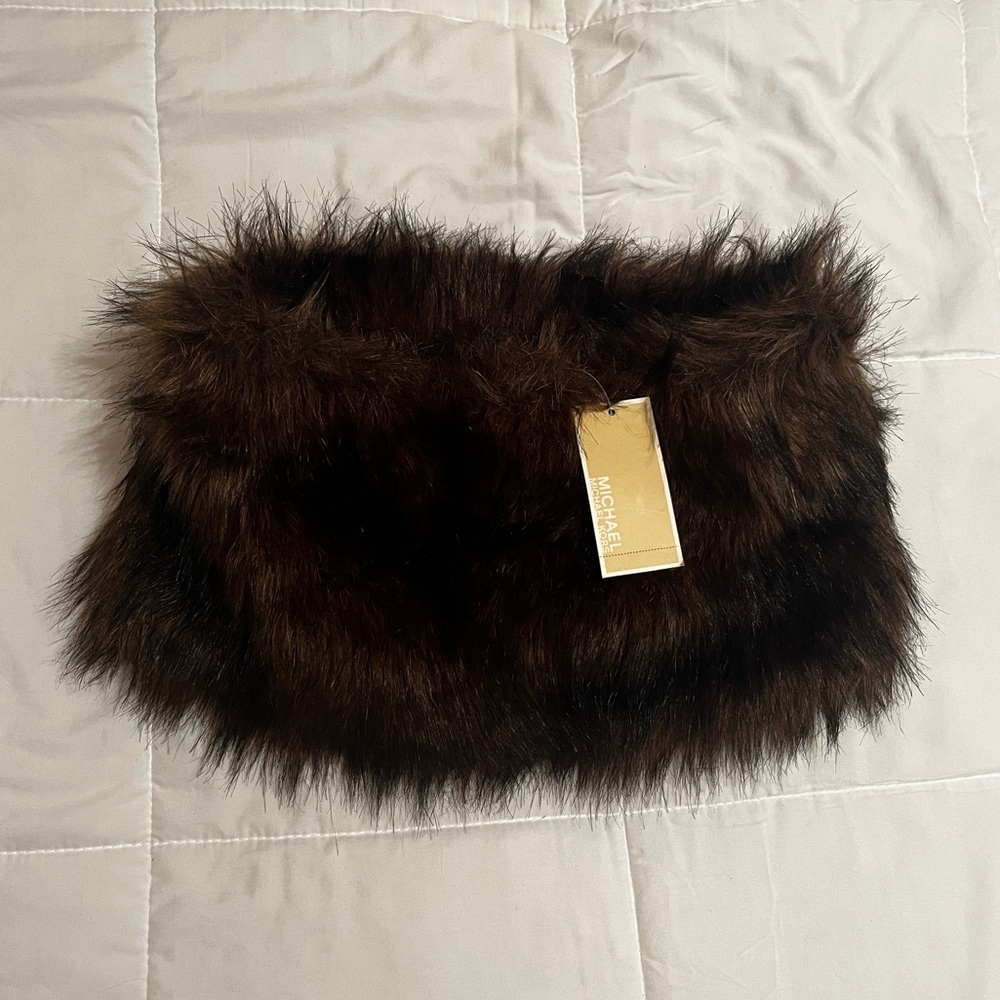 Michael Kors Faux Fur Neck Scarf